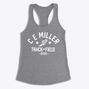 C E Miller Elementary School Track and Field Women's Racerback Tank