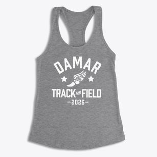 Damar Junior High School Track and Field Women's Racerback Tank