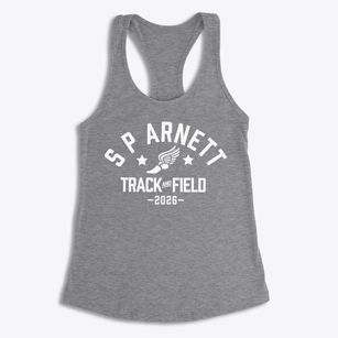 S P Arnett Middle School Track and Field Women's Racerback Tank