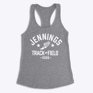 Jennings High School Track and Field Women's Racerback Tank
