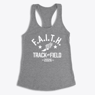 F.a.i.t.h. Homeschool Track and Field Women's Racerback Tank