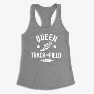 Queen Of All Saints School Track and Field Women's Racerback Tank