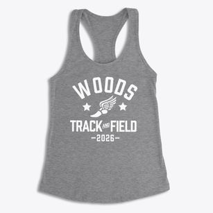 Woods Charter School Track and Field Women's Racerback Tank