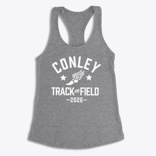 D.h. Conley High School Track and Field Women's Racerback Tank