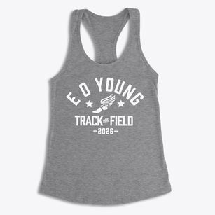 E O Young Junior Elementary School Track and Field Women's Racerback Tank