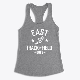 East High School Track and Field Women's Racerback Tank