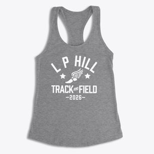 L P Hill Elementary School Track and Field Women's Racerback Tank