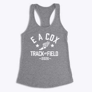 E A Cox Middle School Track and Field Women's Racerback Tank