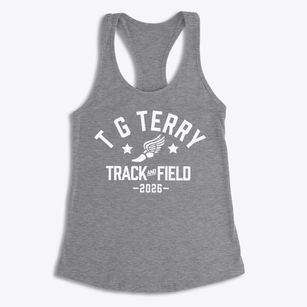 T G Terry Elementary School Track and Field Women's Racerback Tank
