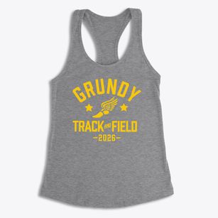 Grundy Junior High School Track and Field Women's Racerback Tank