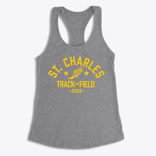 St. Charles Academy Track and Field Women's Racerback Tank