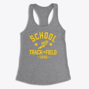 School 25 Track and Field Women's Racerback Tank