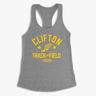 Clifton Elementary School 9 Track and Field Women's Racerback Tank