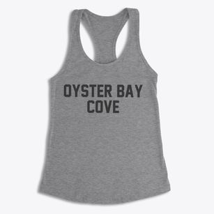 Oyster Bay Cove New York Classic Block Women's Racerback Tank