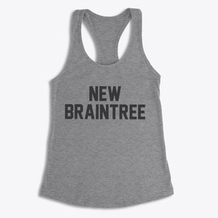 New Braintree Massachusetts Classic Block Women's Racerback Tank