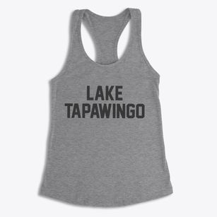 Lake Tapawingo Missouri Classic Block Women's Racerback Tank