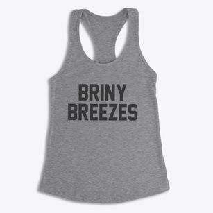 Briny Breezes Florida Classic Block Women's Racerback Tank