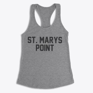 St. Marys Point Minnesota Classic Block Women's Racerback Tank