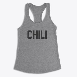 Chili Wisconsin Classic Block Women's Racerback Tank