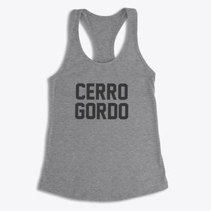 Cerro Gordo North Carolina Classic Block Women's Racerback Tank