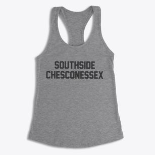 Southside Chesconessex Virginia Classic Block Women's Racerback Tank