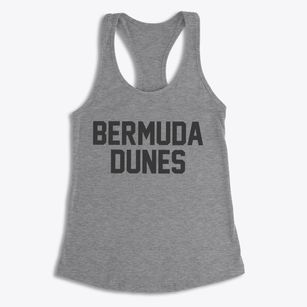 Bermuda Dunes California Classic Block Women's Racerback Tank