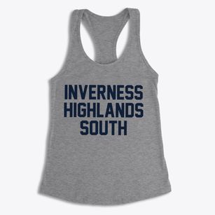 Inverness Highlands South Florida Classic Block Women's Racerback Tank