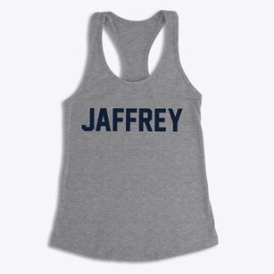 Jaffrey New Hampshire Classic Block Women's Racerback Tank