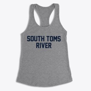 South Toms River New Jersey Classic Block Women's Racerback Tank