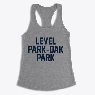 Level Park-oak Park Michigan Classic Block Women's Racerback Tank