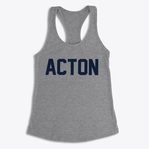 Acton Maine Classic Block Women's Racerback Tank