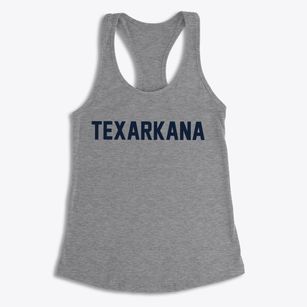 Texarkana Texas Classic Block Women's Racerback Tank