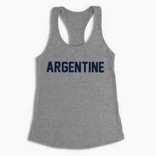 Argentine Michigan Classic Block Women's Racerback Tank
