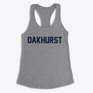 Oakhurst Oklahoma Classic Block Women's Racerback Tank