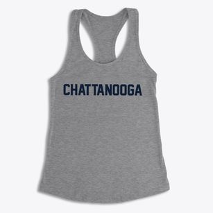 Chattanooga Tennessee Classic Block Women's Racerback Tank