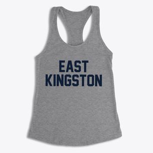 East Kingston New Hampshire Classic Block Women's Racerback Tank