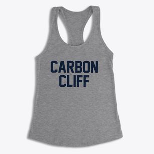 Carbon Cliff Illinois Classic Block Women's Racerback Tank