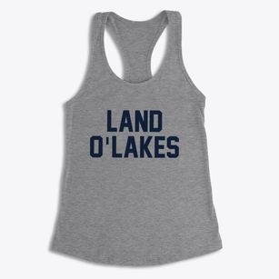 Land O'lakes Wisconsin Classic Block Women's Racerback Tank
