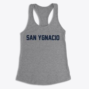 San Ygnacio Texas Classic Block Women's Racerback Tank