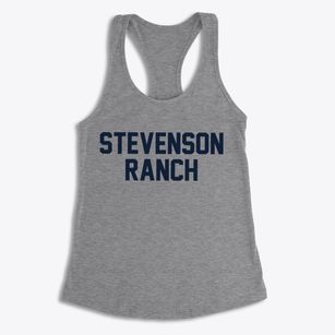 Stevenson Ranch California Classic Block Women's Racerback Tank