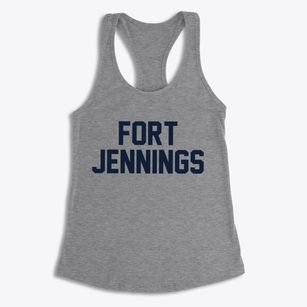 Fort Jennings Ohio Classic Block Women's Racerback Tank
