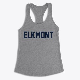 Elkmont Alabama Classic Block Women's Racerback Tank