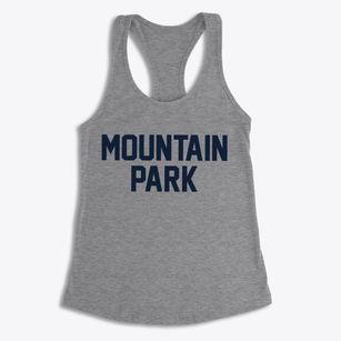Mountain Park Oklahoma Classic Block Women's Racerback Tank