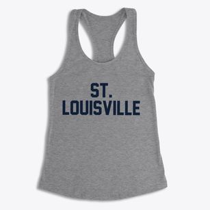 St. Louisville Ohio Classic Block Women's Racerback Tank