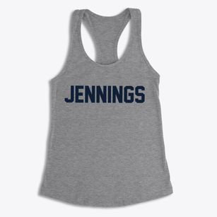 Jennings Oklahoma Classic Block Women's Racerback Tank