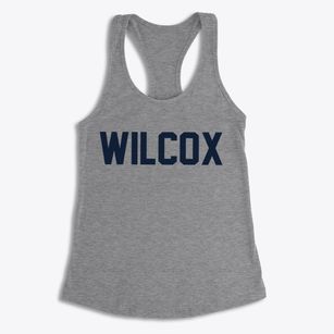 Wilcox Nebraska Classic Block Women's Racerback Tank