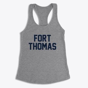 Fort Thomas Kentucky Classic Block Women's Racerback Tank