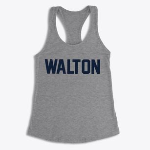 Walton Kansas Classic Block Women's Racerback Tank