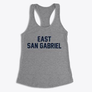 East San Gabriel California Classic Block Women's Racerback Tank