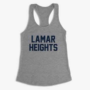 Lamar Heights Missouri Classic Block Women's Racerback Tank